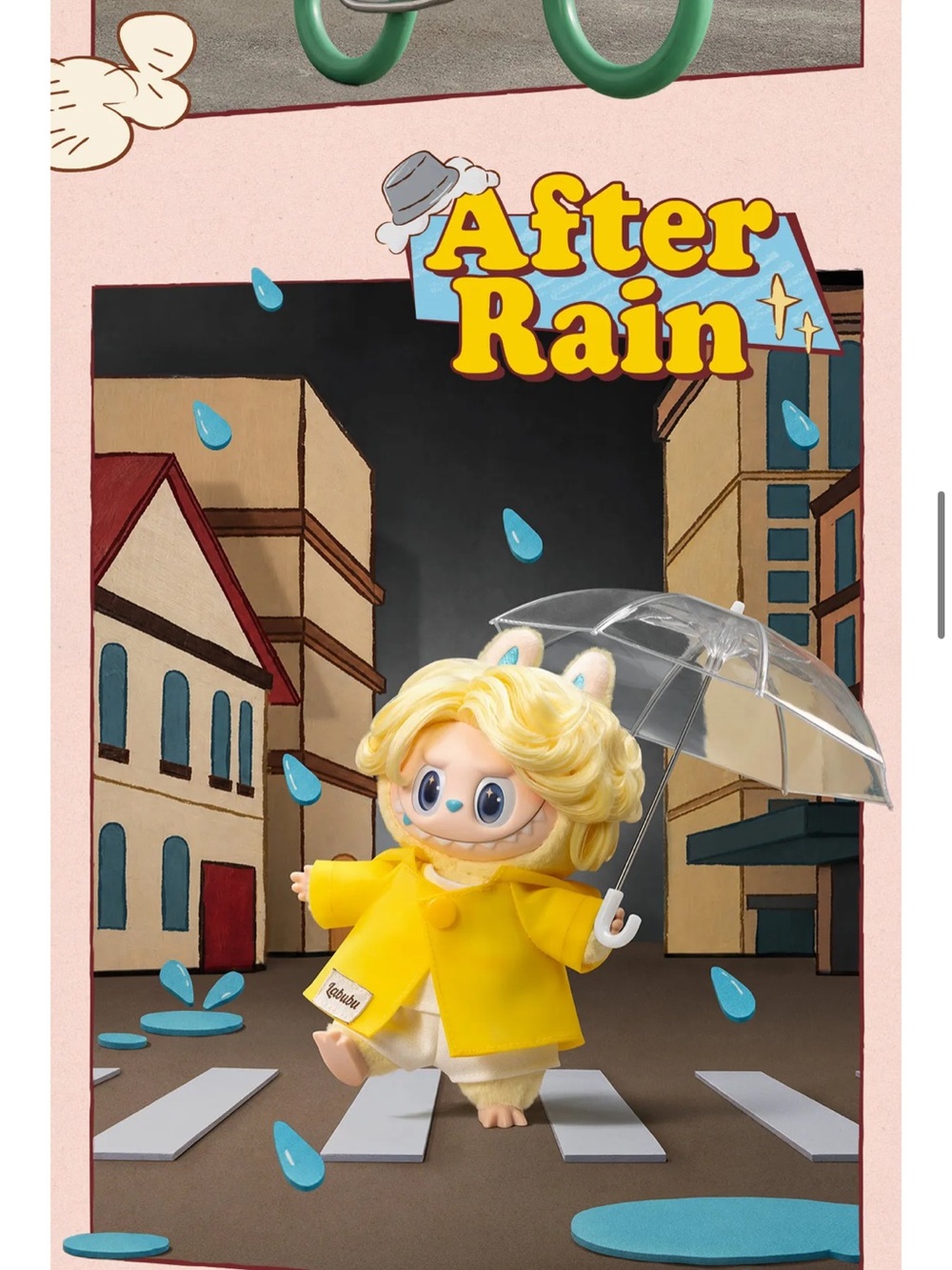 After Rain Labubu Pop Mart Brand new